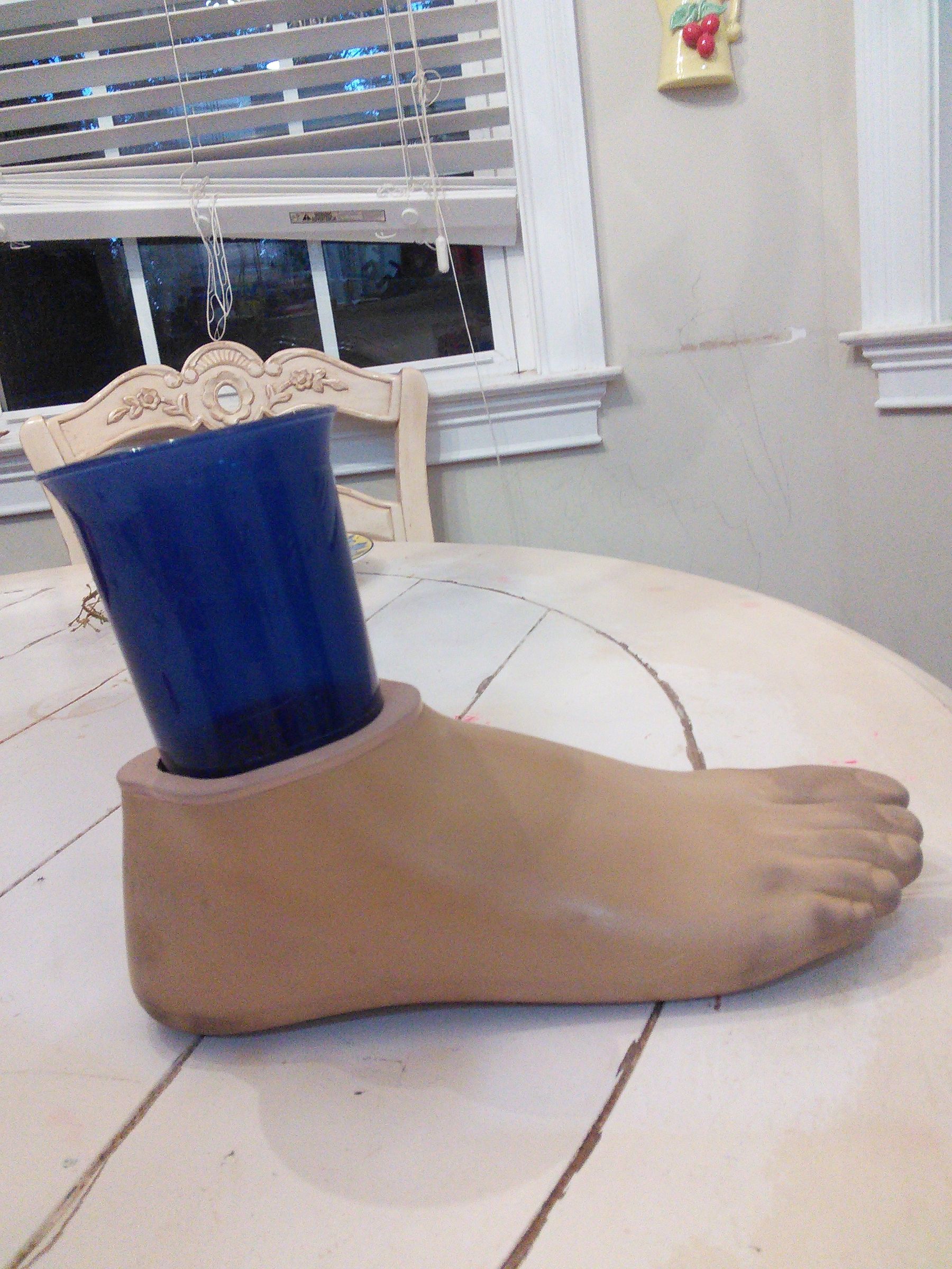 How to Make a Prosthetic Foot Drink Holder 