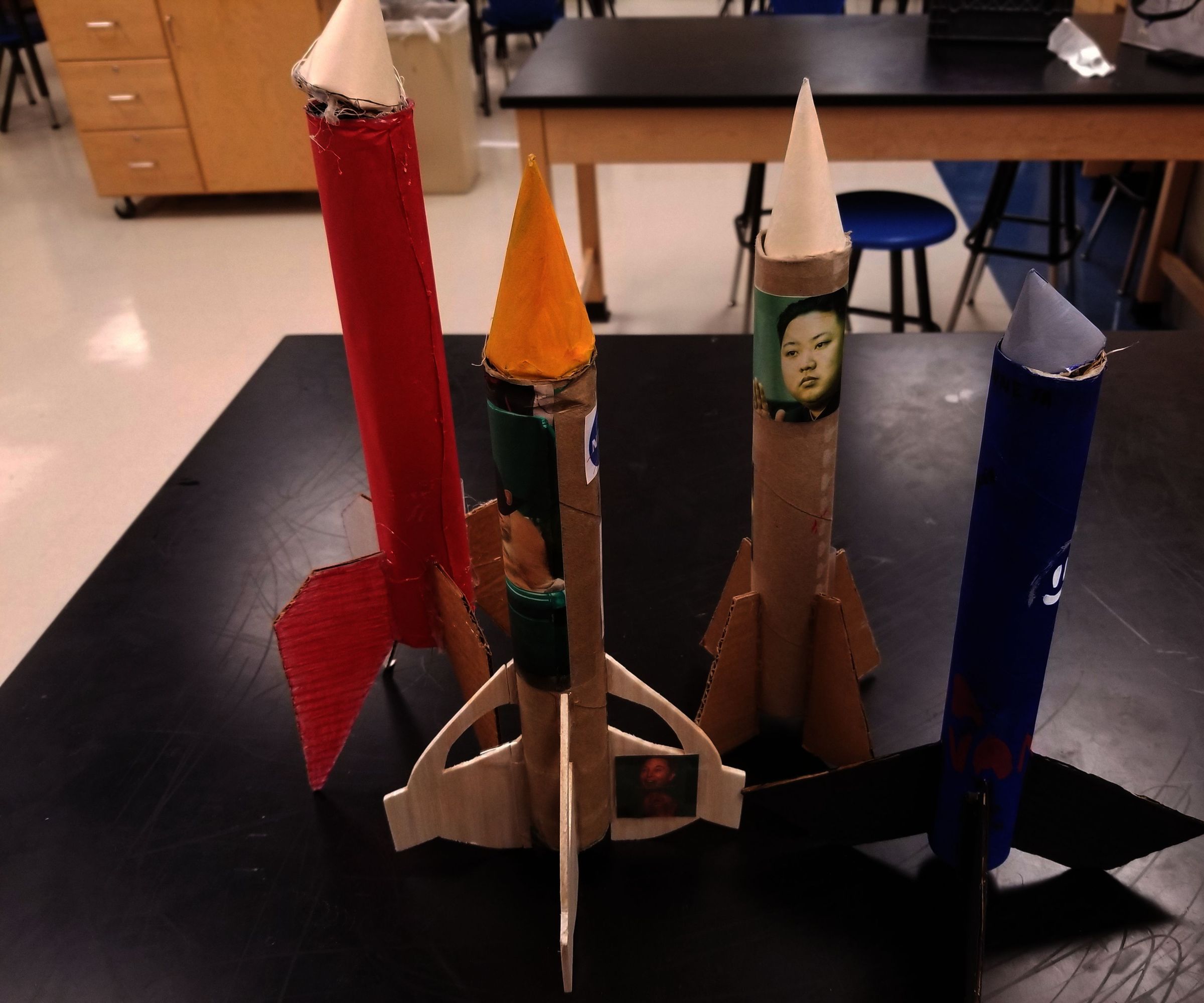 Cardboard Rockets