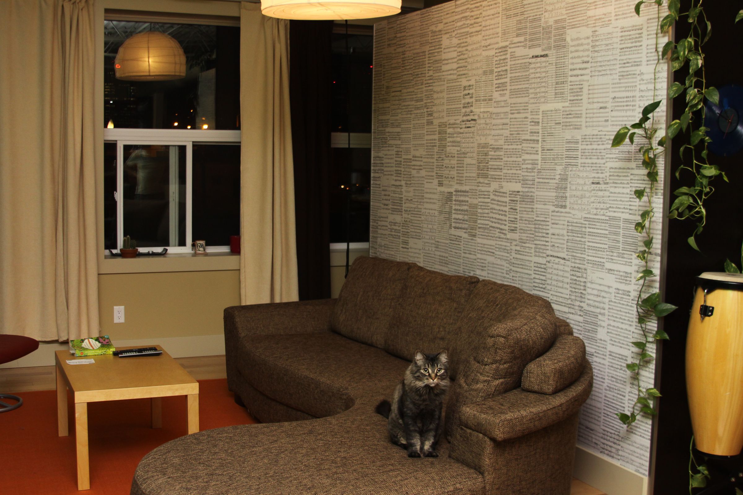 Sheet Music Decoupaged Pax Room Divider 5 Steps Instructables