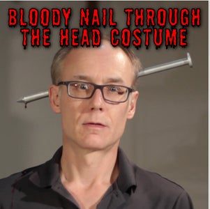 The Bloody Nail-Through-The-Head Costume