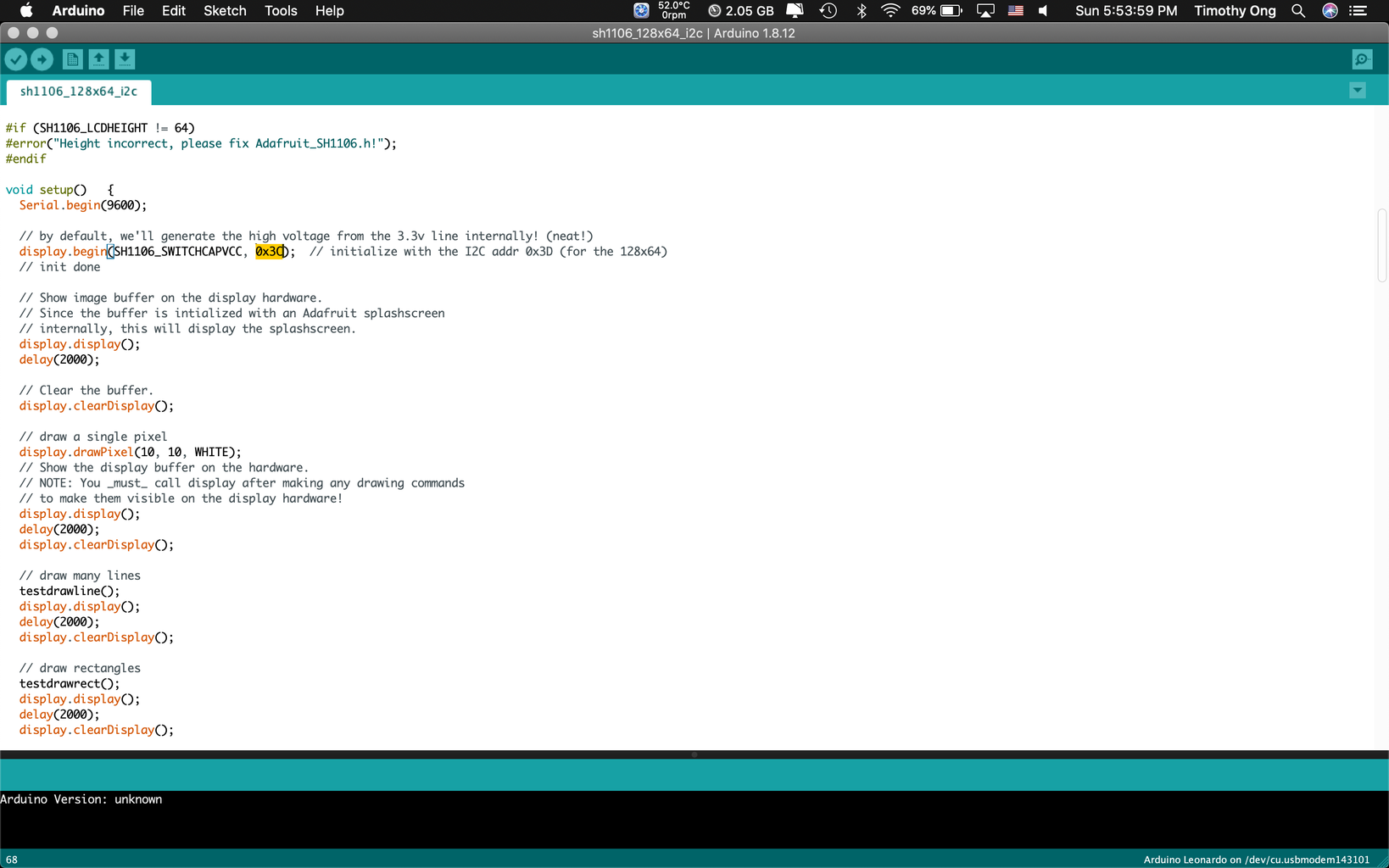 How to Use a 1.3 Inch I2C OLED Display With Arduino : 6 Steps ...