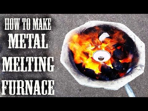 How to Make Cast Iron Metal Melting Furnace With in $10