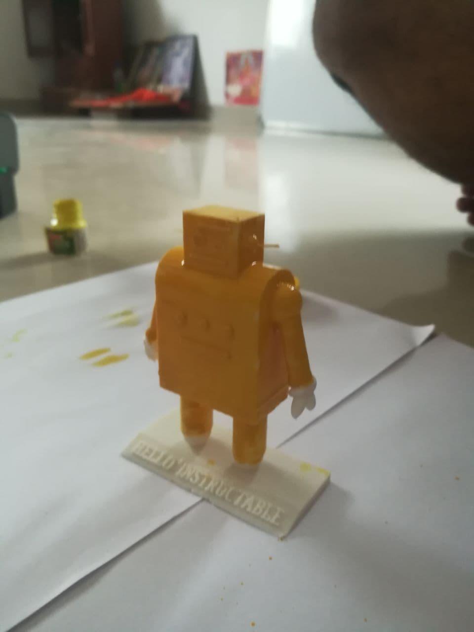 Painting 3D Printed Model