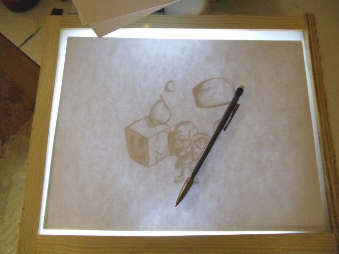A Battery Powered Light Table.
