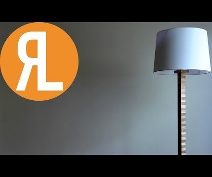 Plywood Inspired Floor Lamp
