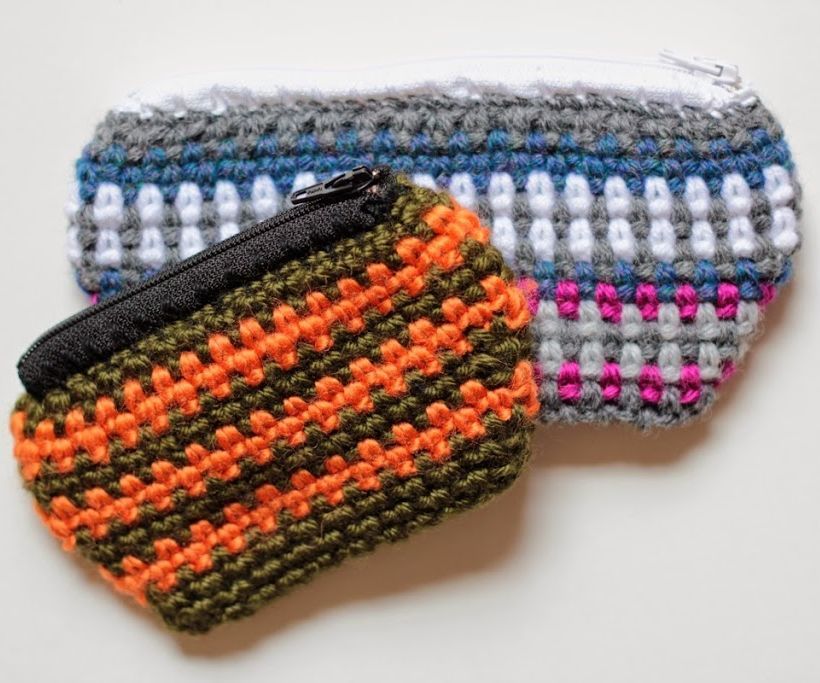 DIY Zipper Crochet Change Purse