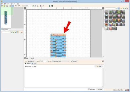 Start Visuino, and Select the Arduino UNO Board Type