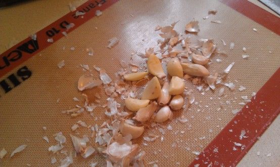 Peel Garlic Quickly With A Silpat