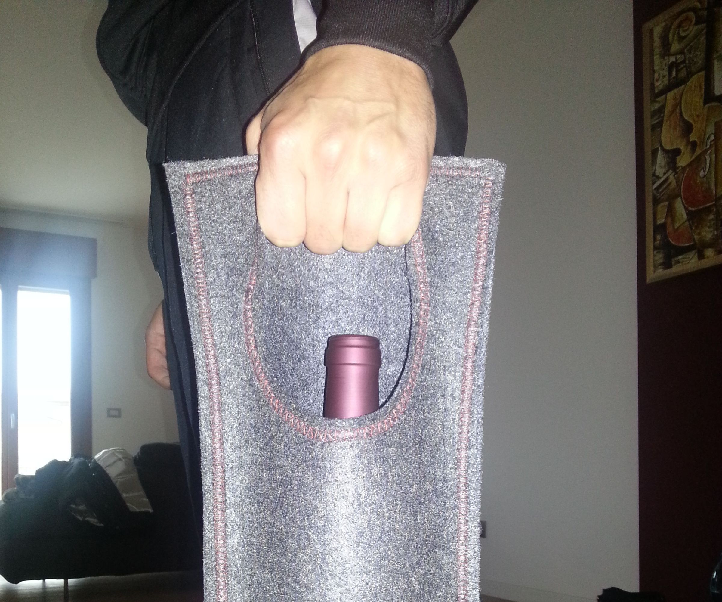 Felt Wine Bag