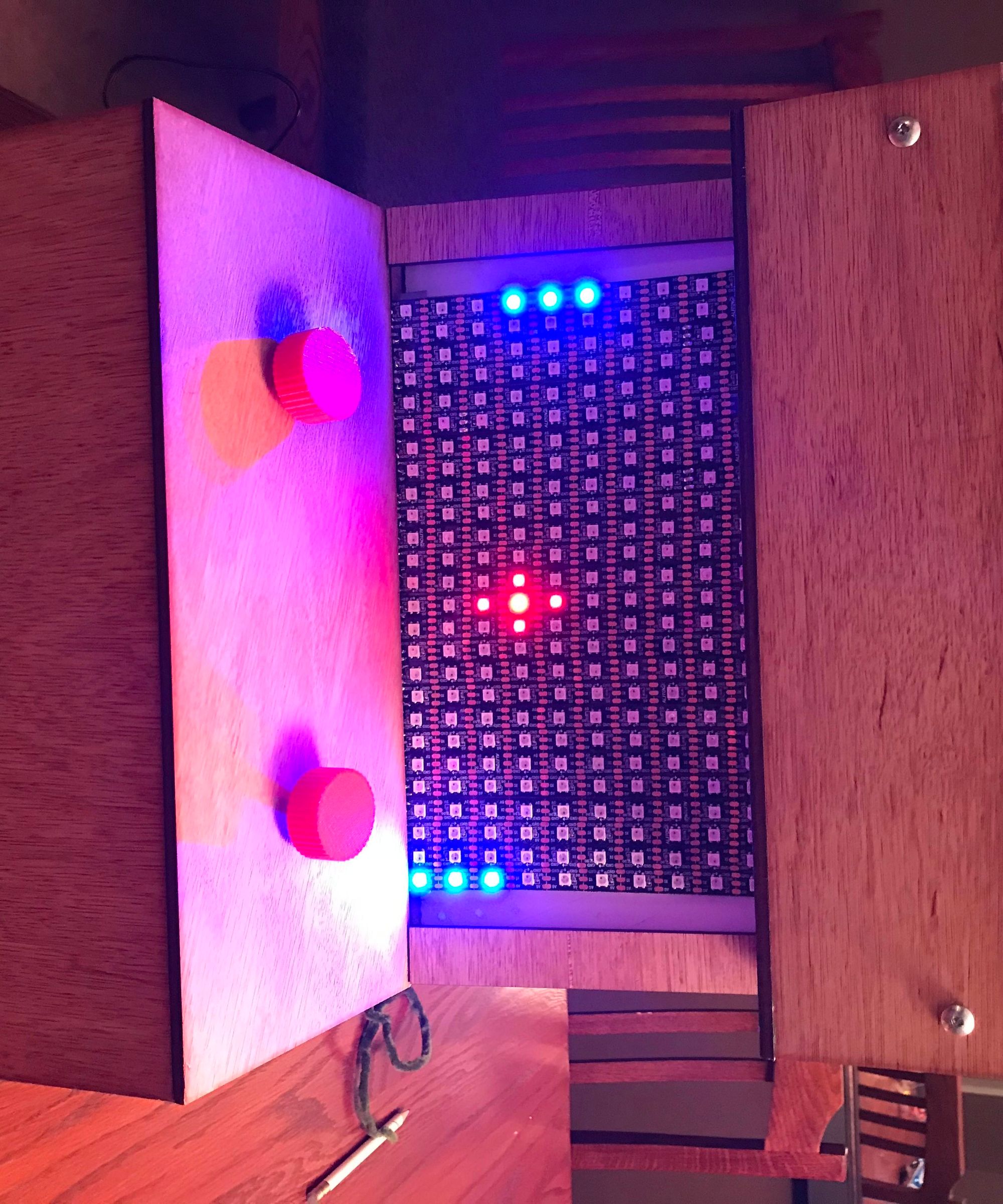 LED Strip Atari Pong Arcade Machine
