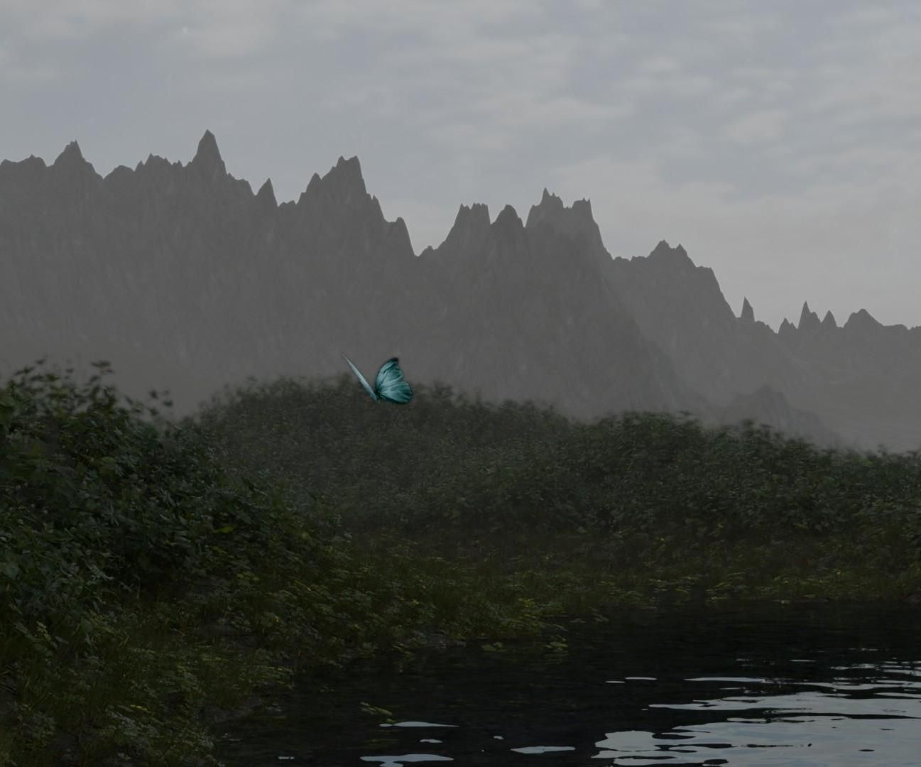 Blender Butterfly Lake