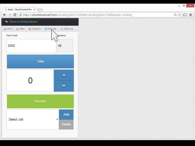 ​Click on the "Barcode" Tab