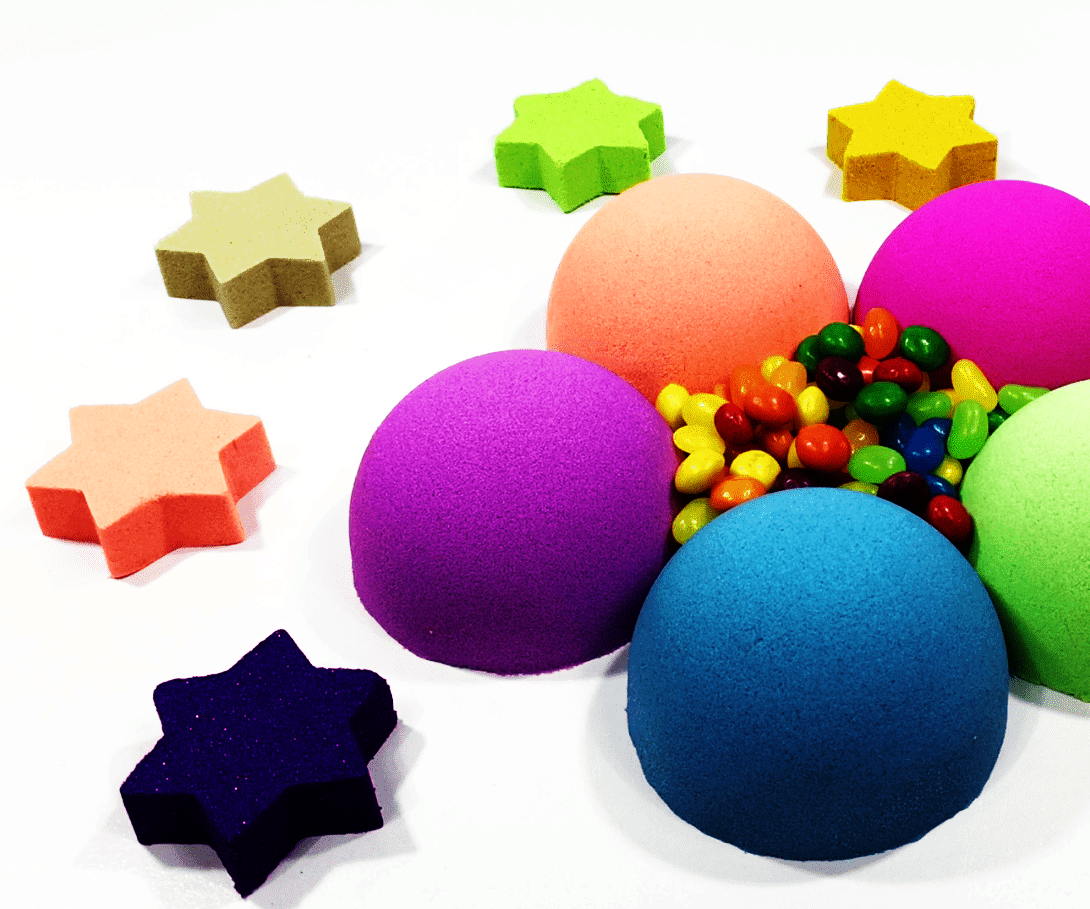 How to Make Kinetic Sand Ice Cream | Kinetic Sand Flower Colors for Kids