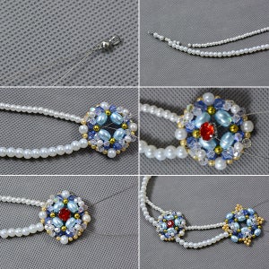 Make the Double Strands Pearl Beads Necklace