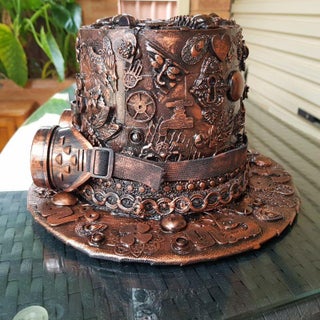 How to Make a Steampunk Hat From Recycled Materials : 15 Steps