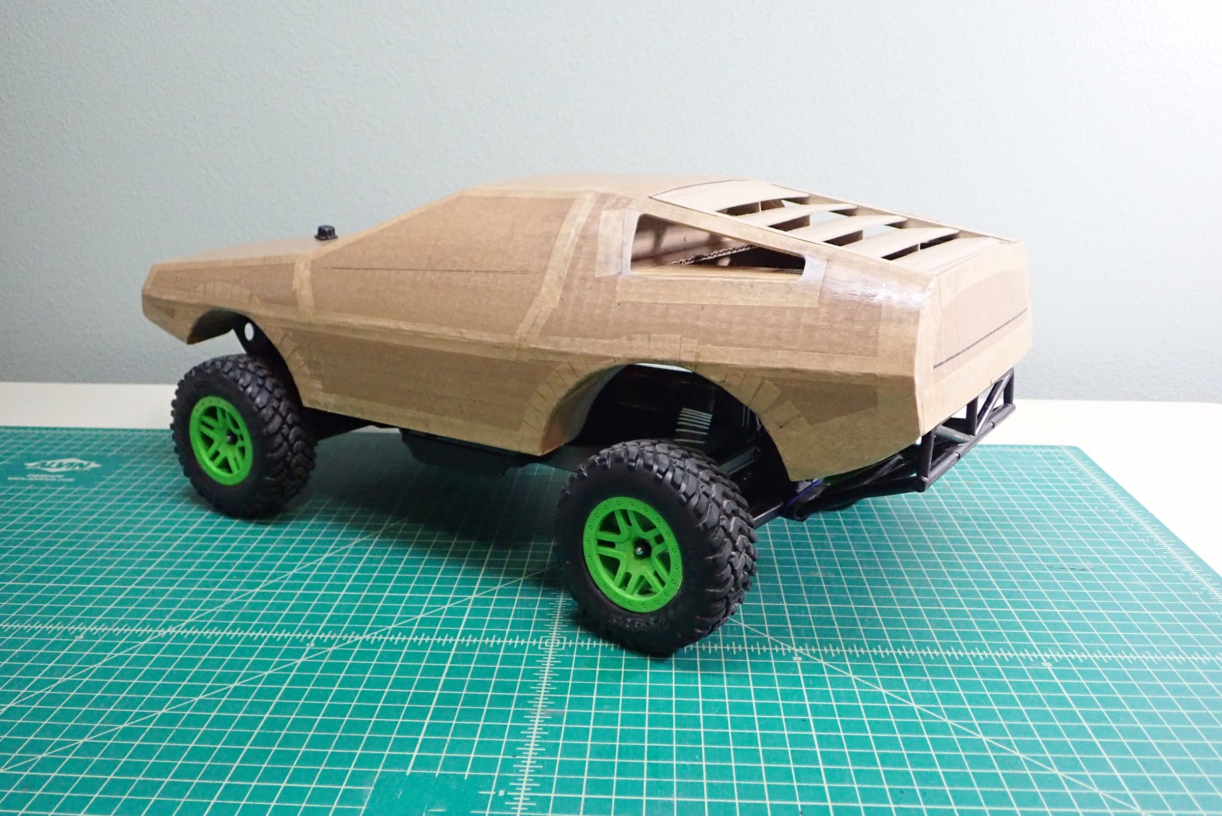 Make a Cardboard DeLorean RC Body 16 Steps (with Pictures