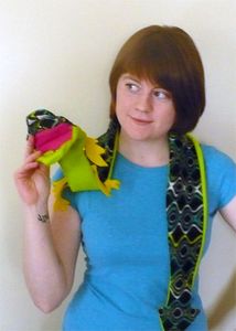 Serpent Scarf W/ Pocket