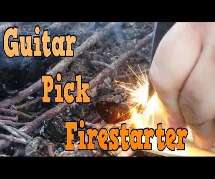 Guitar Pick Firestarter