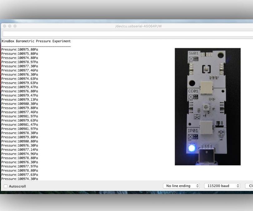 Serial Barometric Pressure