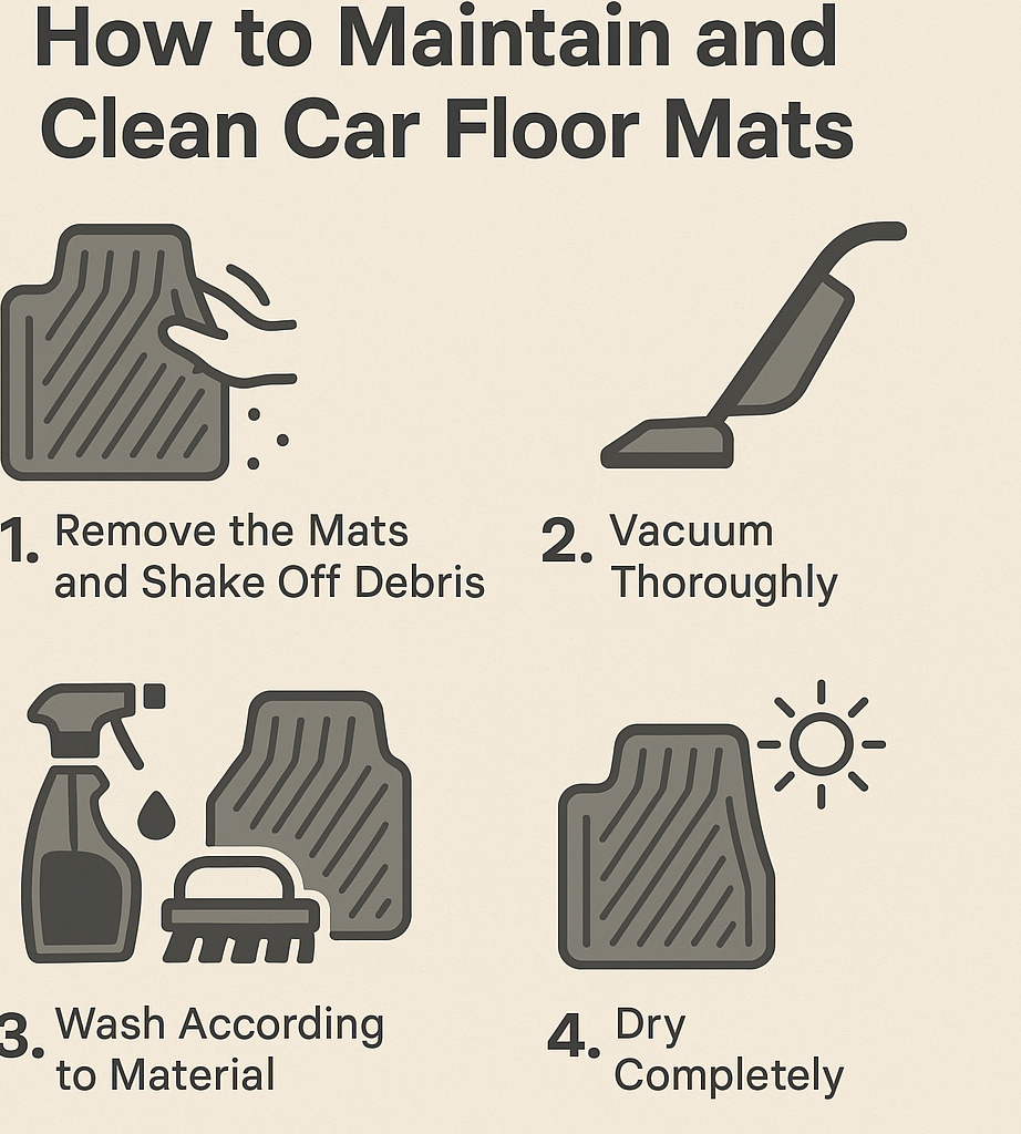 How to Maintain and Clean Car Floor Mats