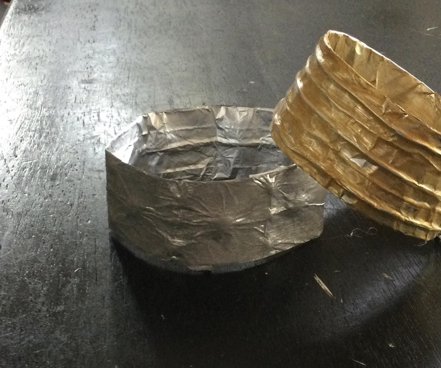 Embossed Tinfoil Bracelets