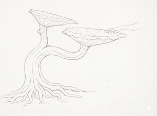 Rooted in Nature - a Handcrafted Tree-Inspired Wash Basin