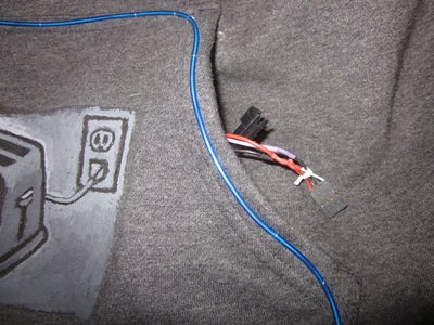Attaching El Wire to Garment