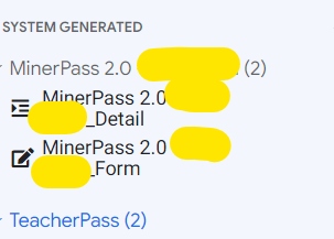 Edit the System Generated "Details" and "forms" Under Views