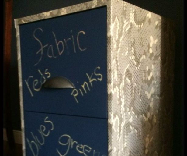 Jazzing up a filing cabinet