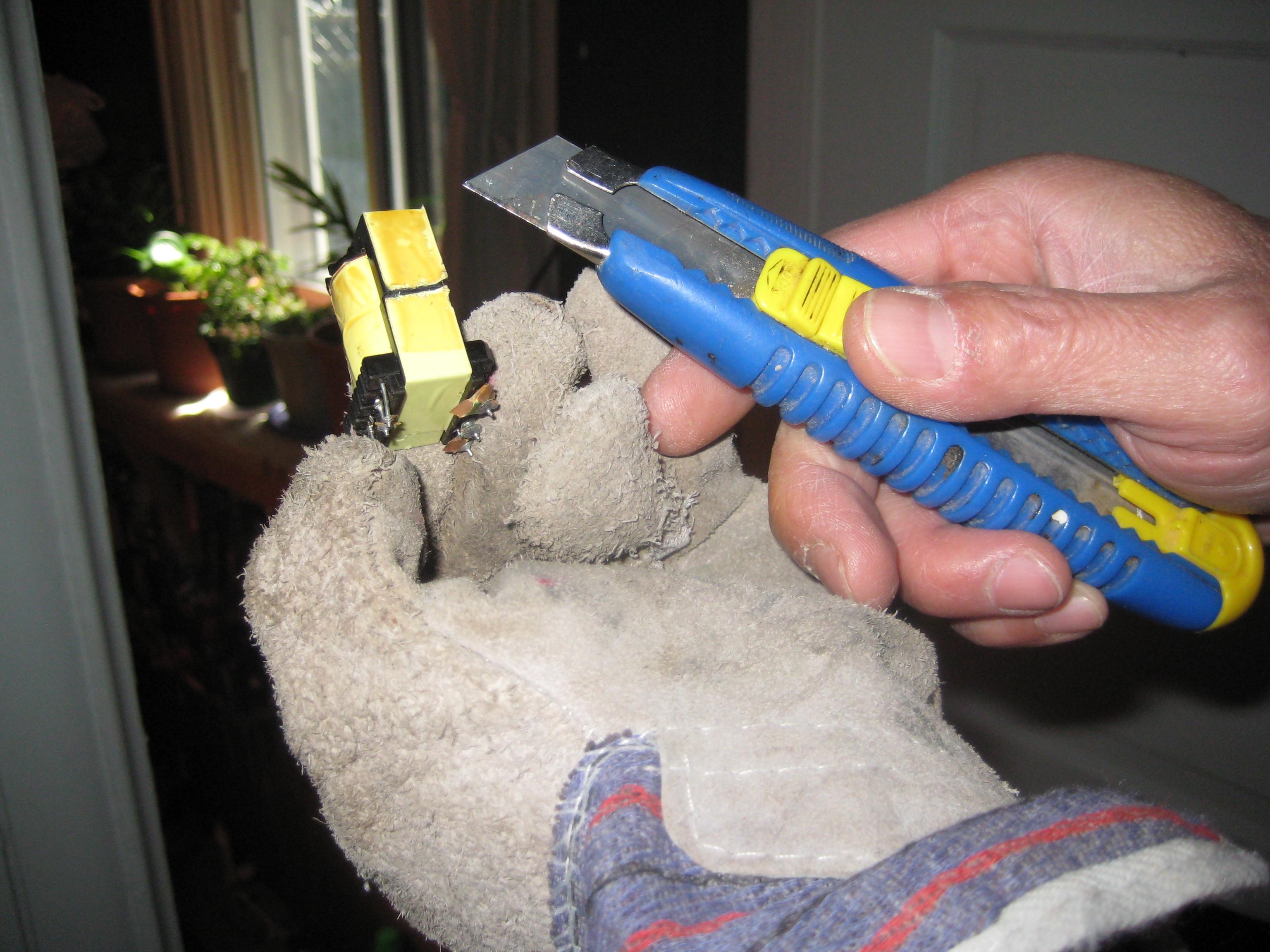 How Remove Ferrite Core