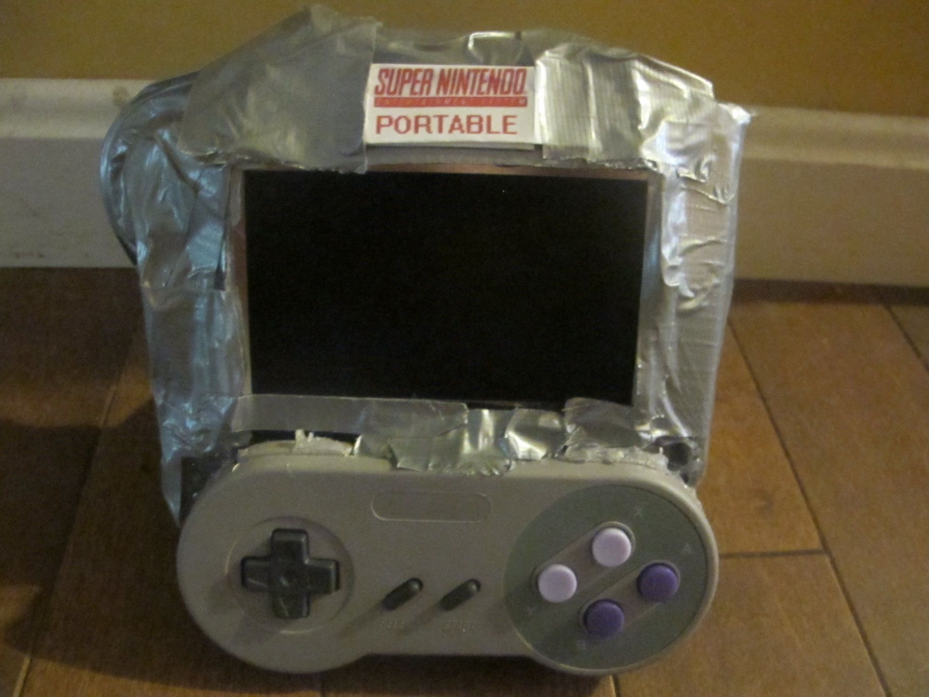 Duct Tape Super Nintendo Portable: a Step by Step Guide.