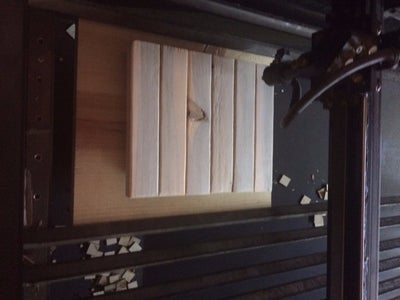 Sand Wood and Laser Cut