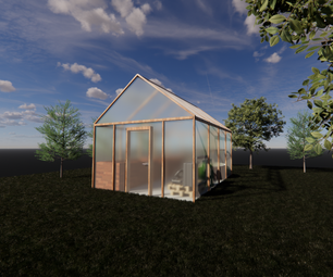 Small-Scale Backyard Greenhouse