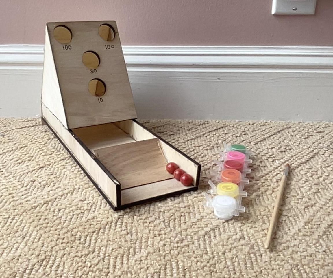 Laser Cut Skeeball