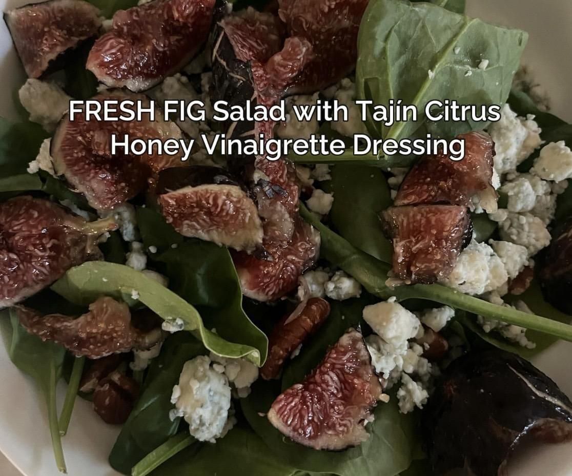 FRESH FIG Salad With Pecans, Avocado, Blue Cheese, and Tajin Citrus Honey Vinaigrette Dressing : 3 Steps - Instructables