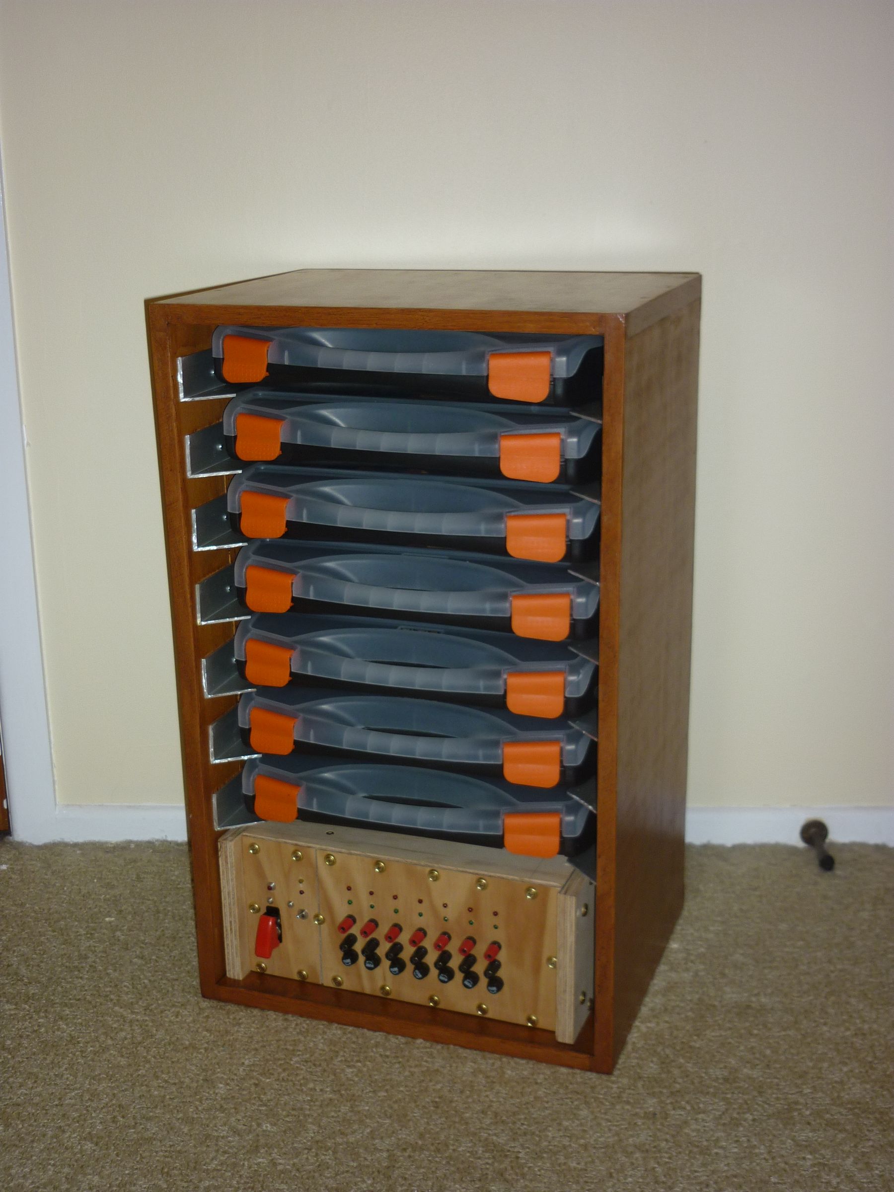 Electronics Components Storage Cabinet II : 4 Steps (with Pictures ...