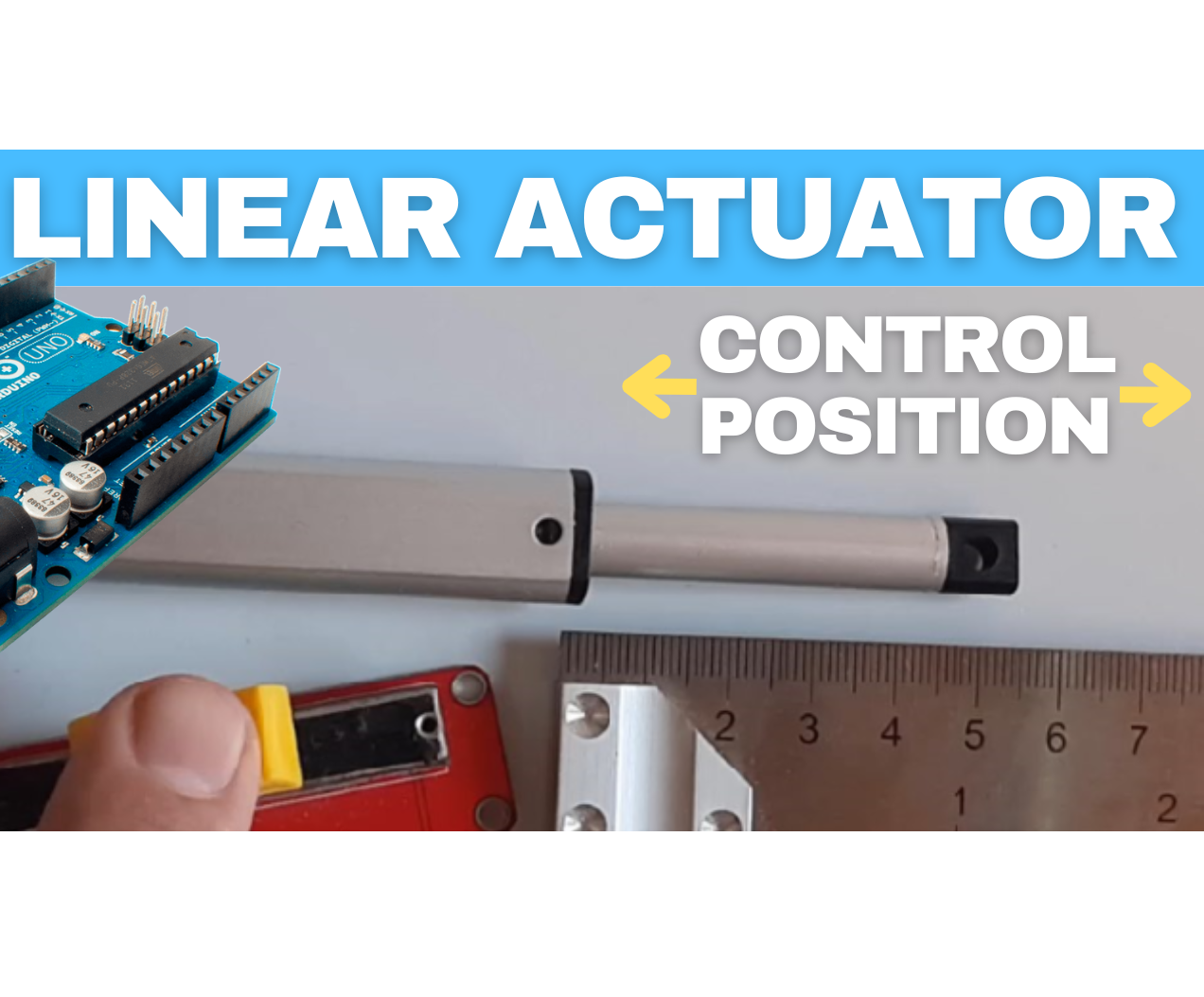 Arduino Linear Actuator Position Control With Smooth Start