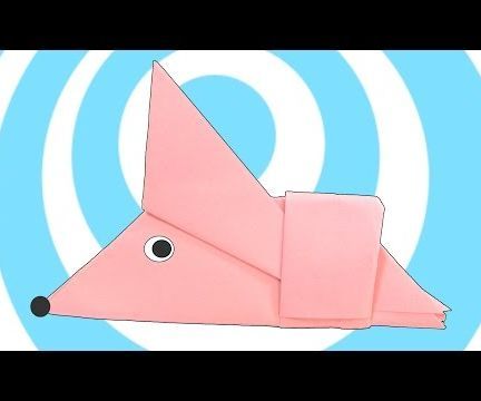 Printing Paper Origami Mouse