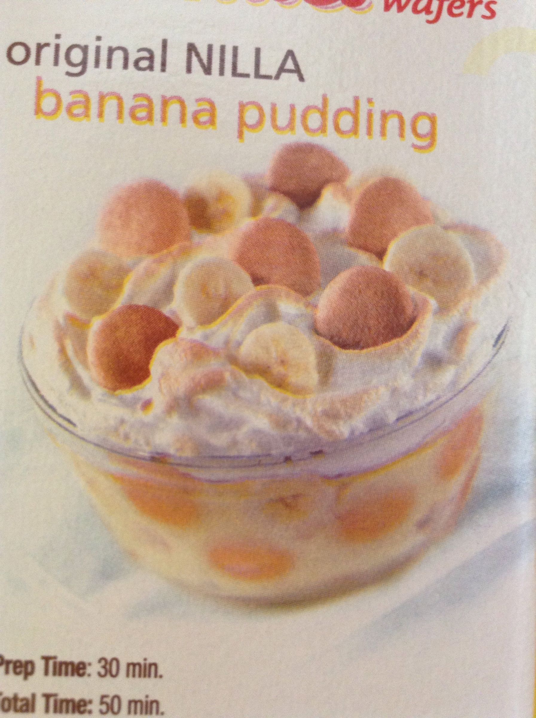 Valentines Banana Pudding