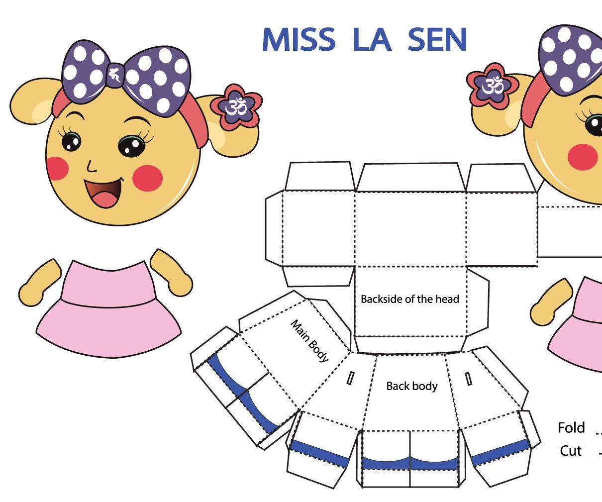 How to Make a Miss La Sen Papercraft.