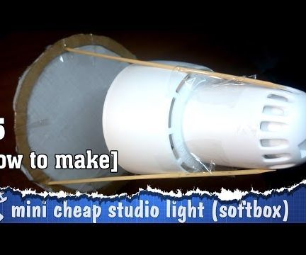 The Cheapest DIY SoftBox (studio Light)