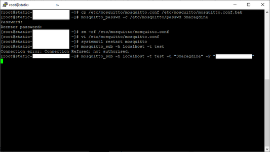 Securing "mosquitto"