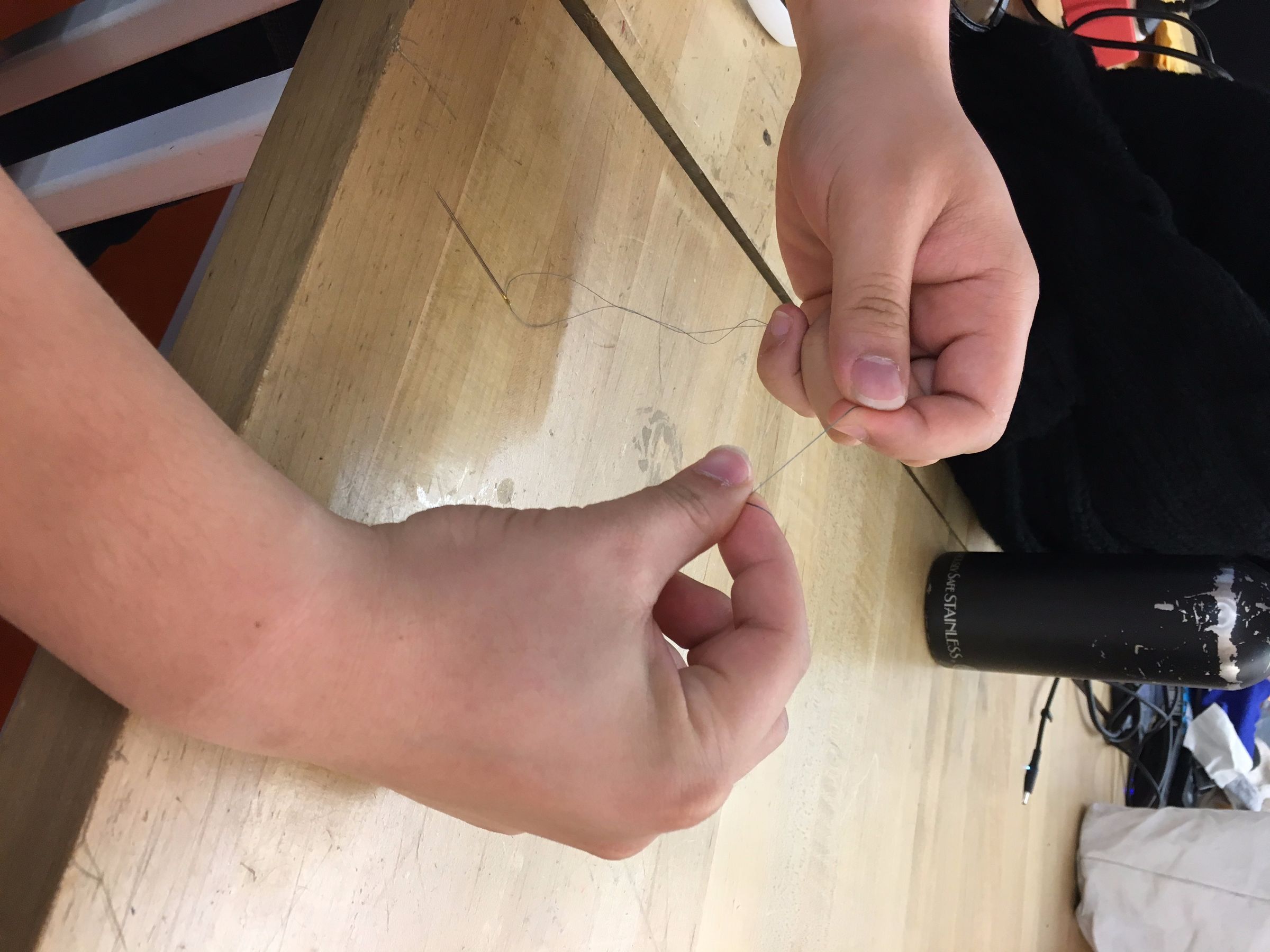 Double Thread Knot Sewing 4 Steps (with Pictures) Instructables