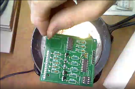 Allow Solder to Freeze on Board
