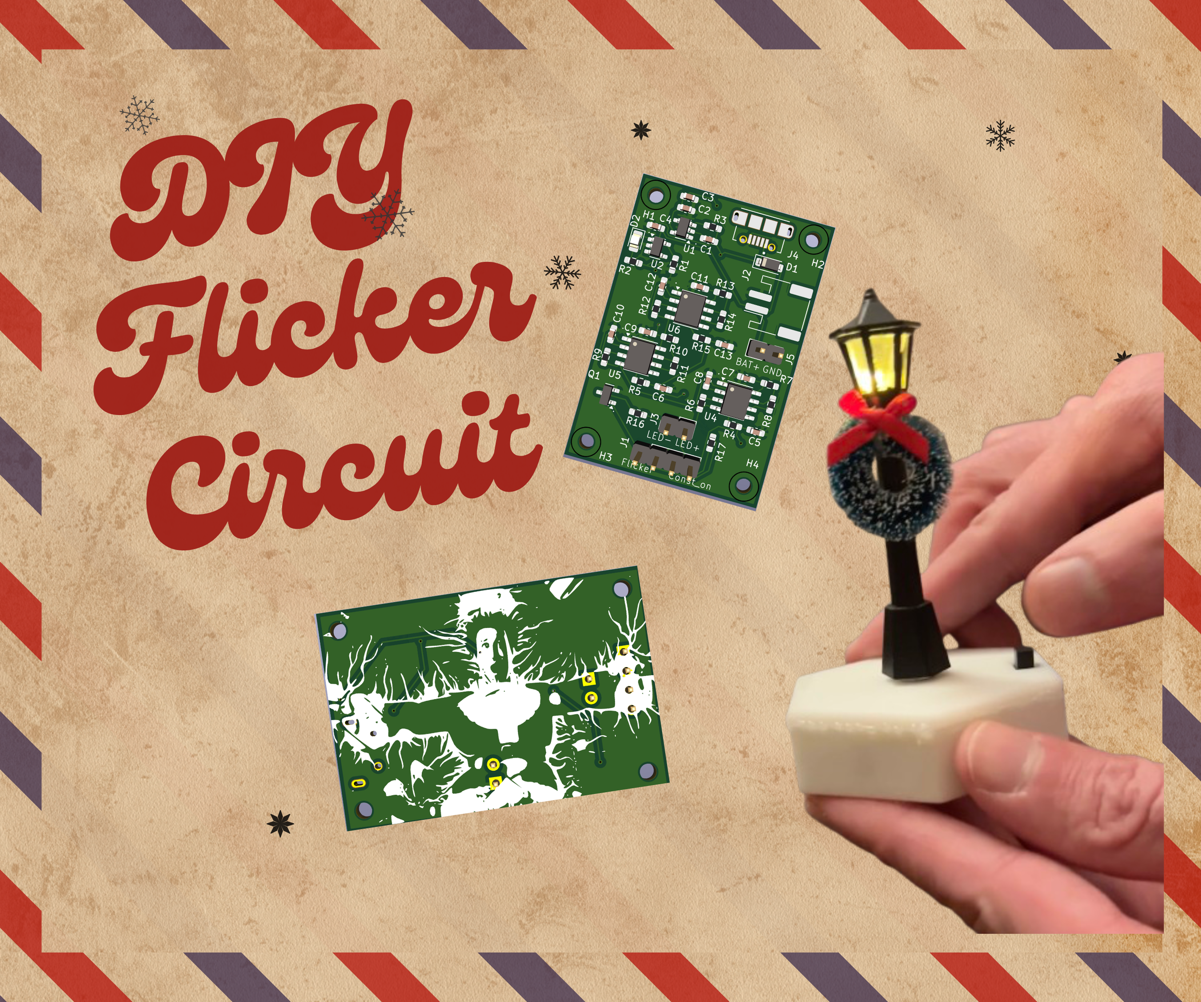 Lighting Up a Christmas Village