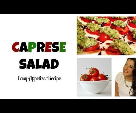 Easy Caprese Salad With Homemade Pesto