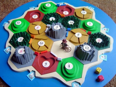 3D Settlers of Catan Board