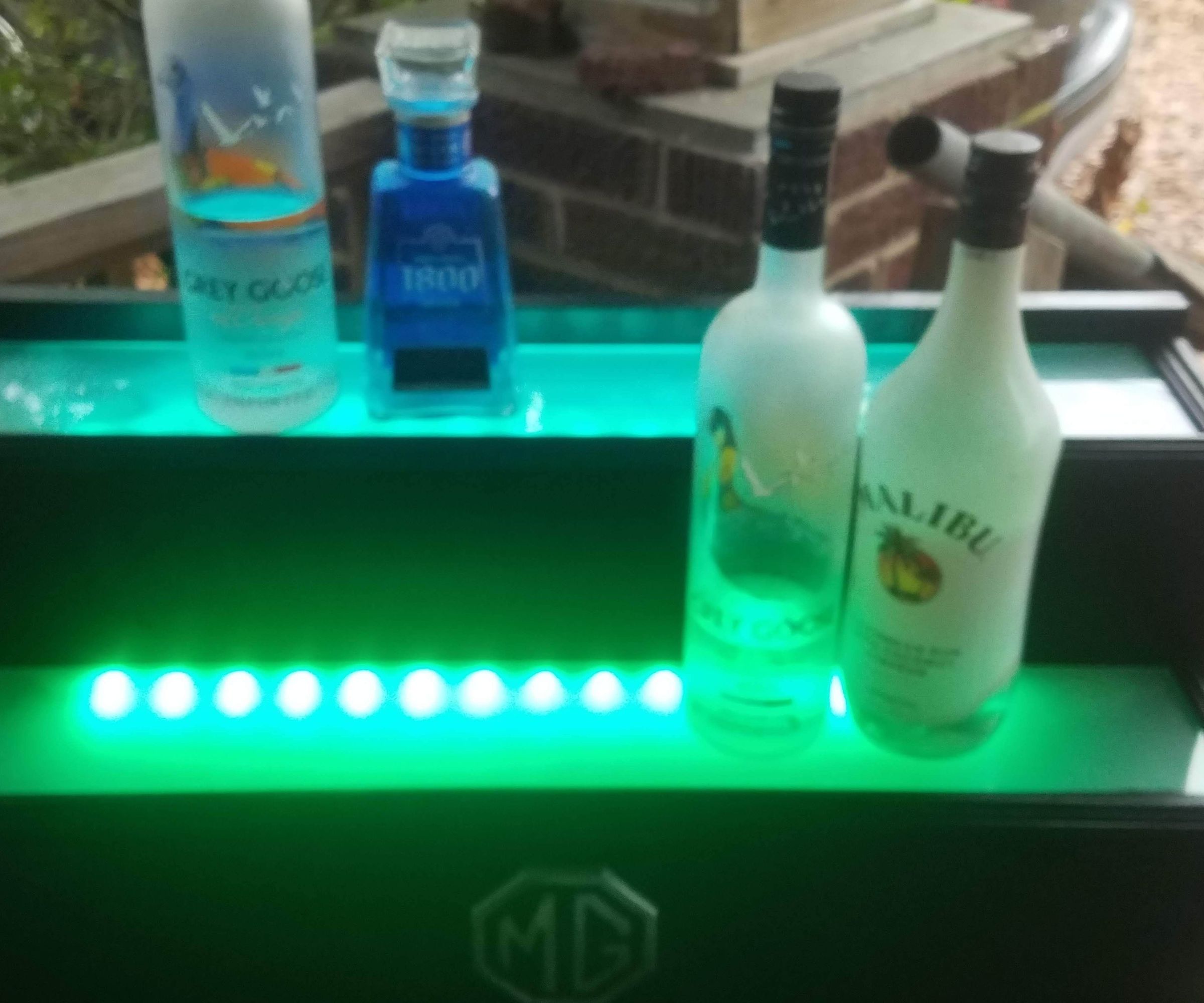 LED Liquor Shelf With Bluetooth Music