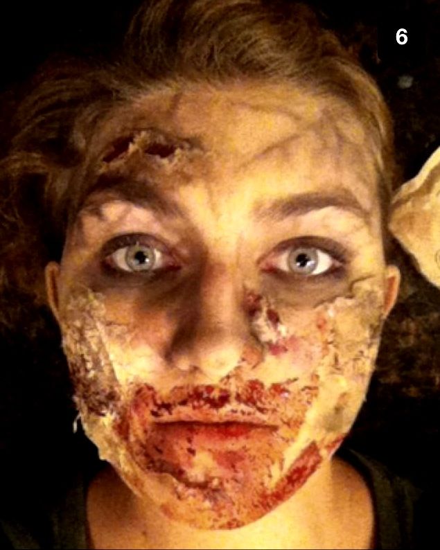 Zombie Makeup With Household Items