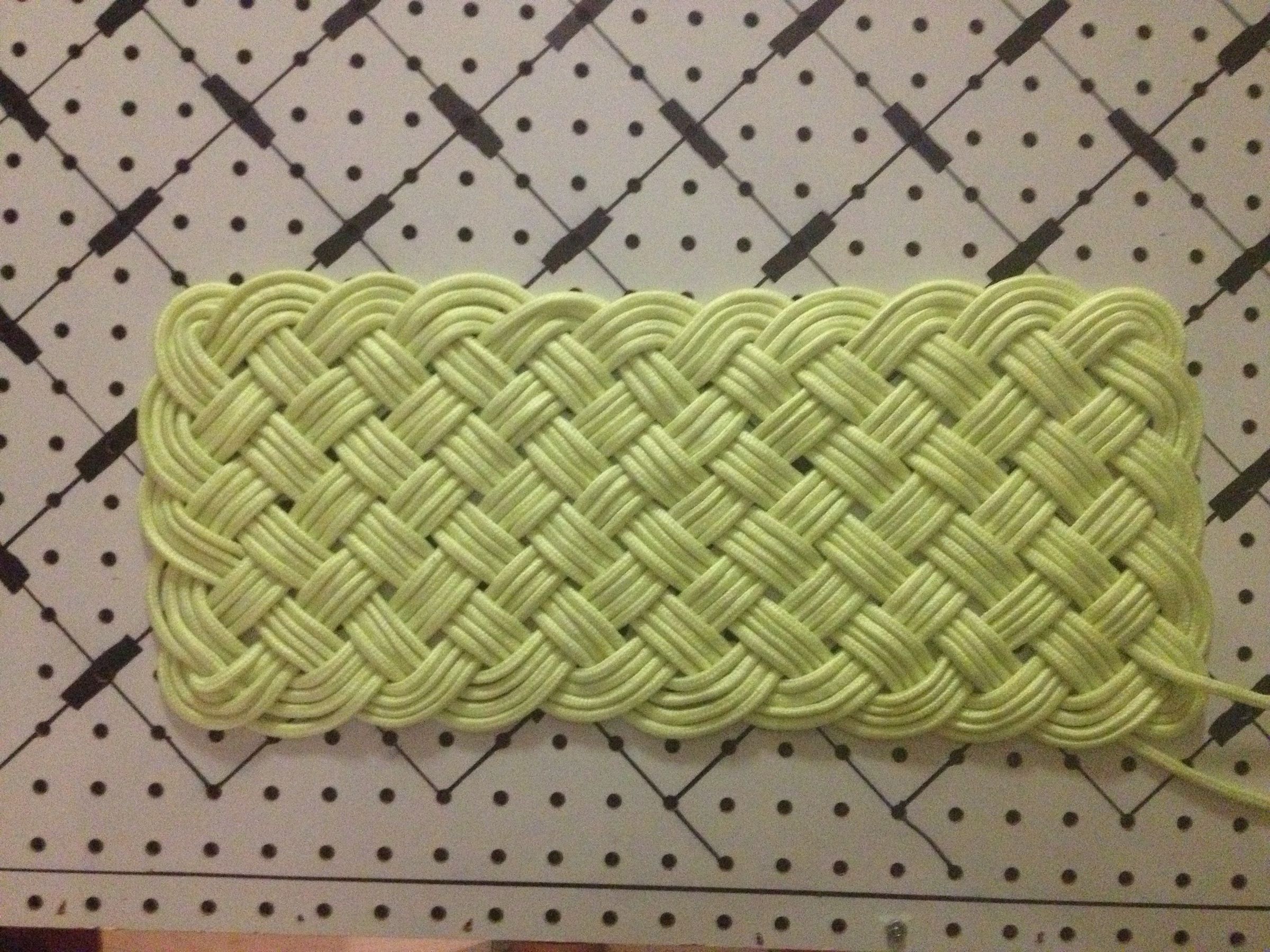 Adjustable Rope Mat Weaving Loom